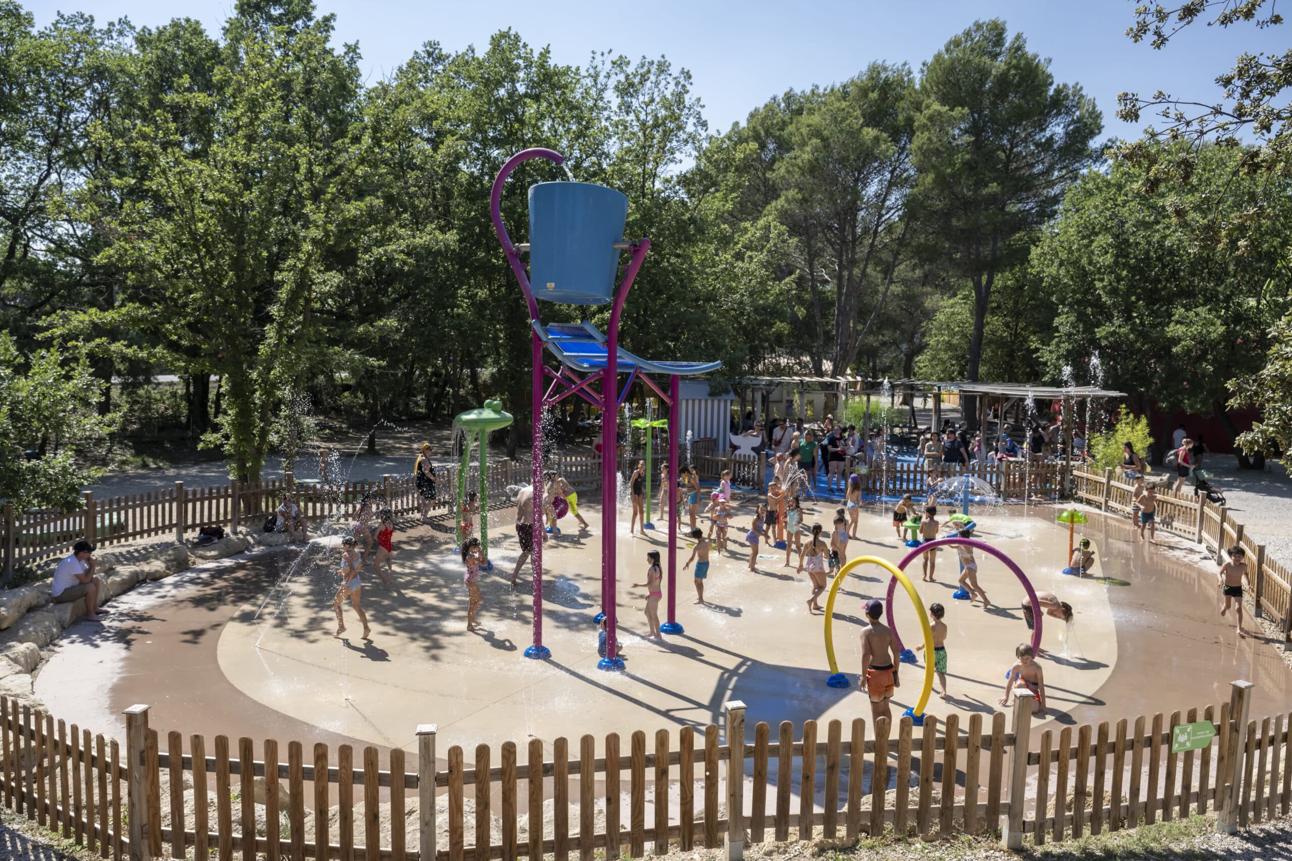 Splashpool jeux d'eau | Village des automates à Aix-en-Provence